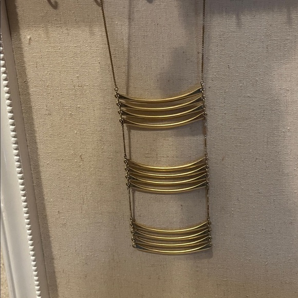 Madewell gold bar necklace - Picture 2 of 2